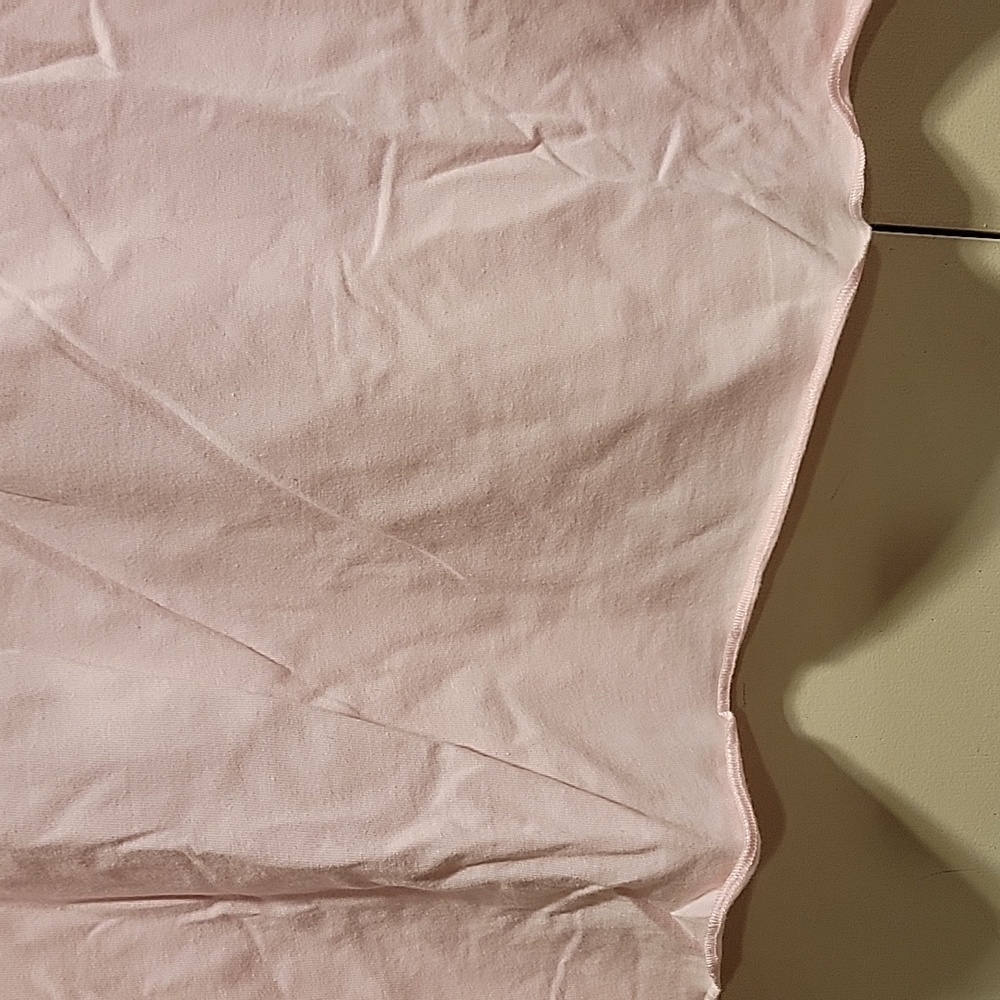 August Silk Light Pink Lace Trim Top - Picture 4 of 8